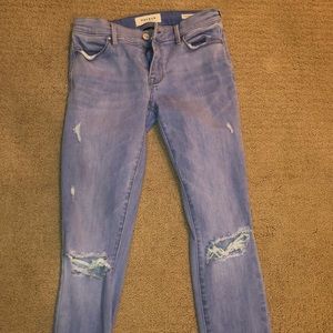 Pacsun light wash ripped jeans